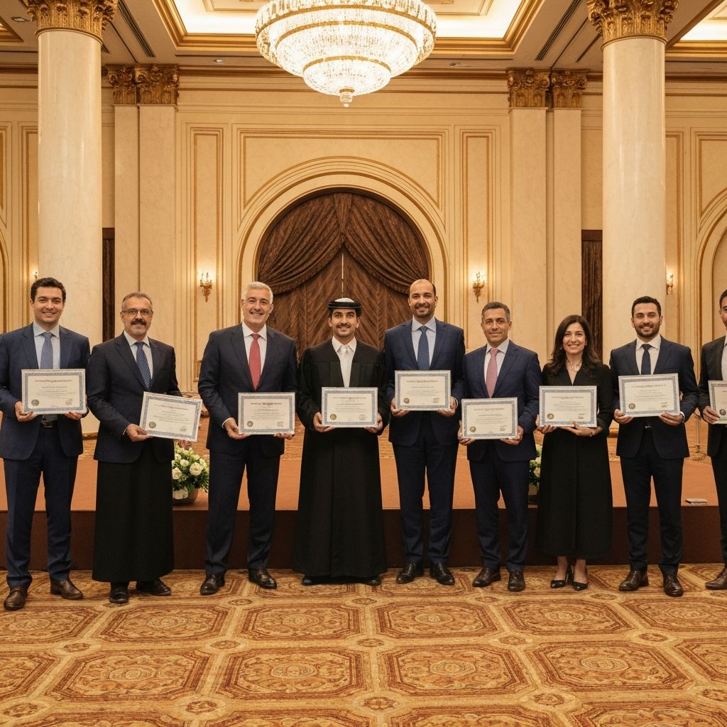 Executive education graduation ceremony